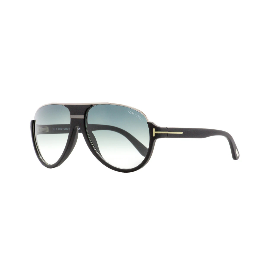 Tom Ford Pilot Sunglasses TF334 02W Matte Black/Ruthenium 59mm FT0334