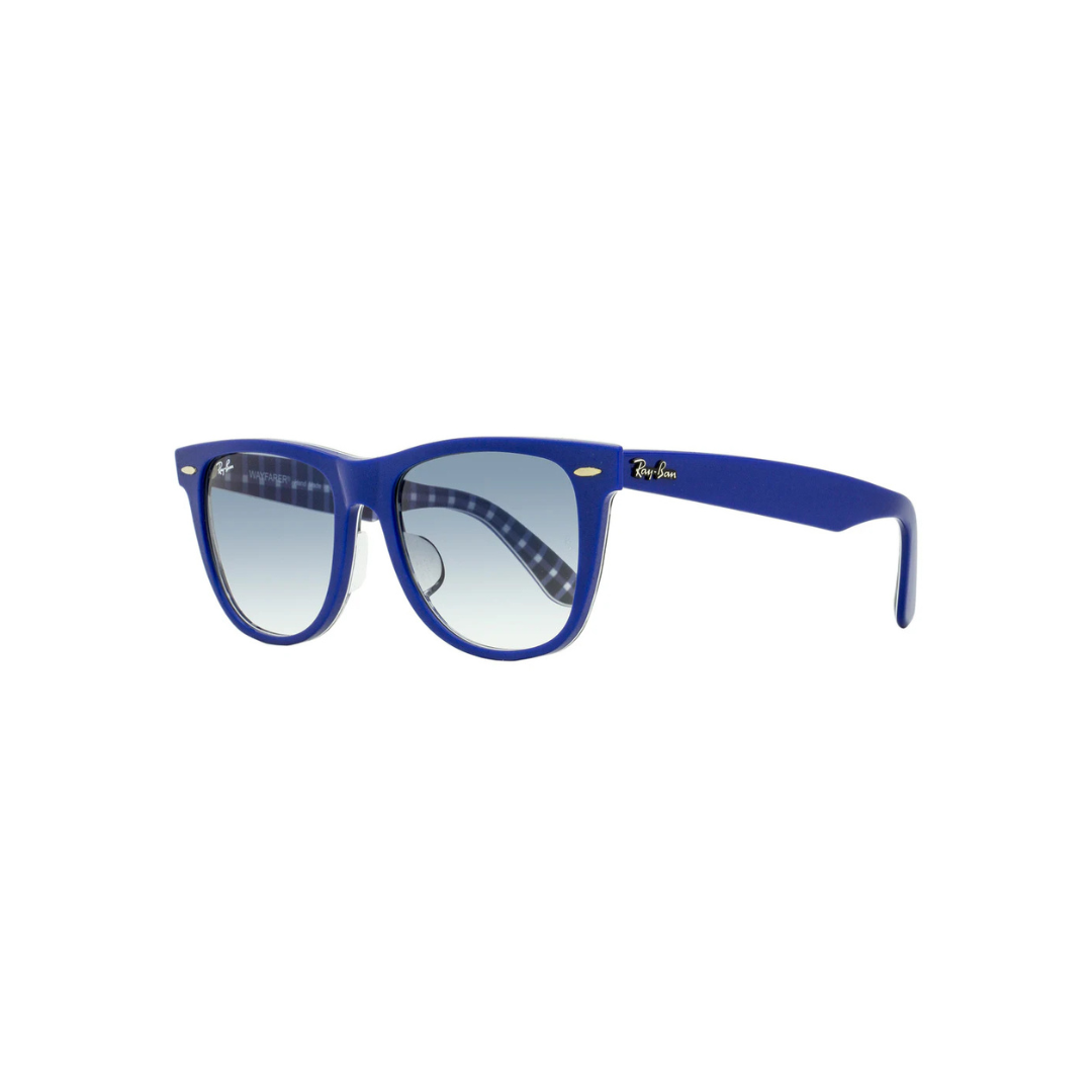Ray-Ban Low Bridge Fit Sunglasses RB2140F 13193F Blue 54mm