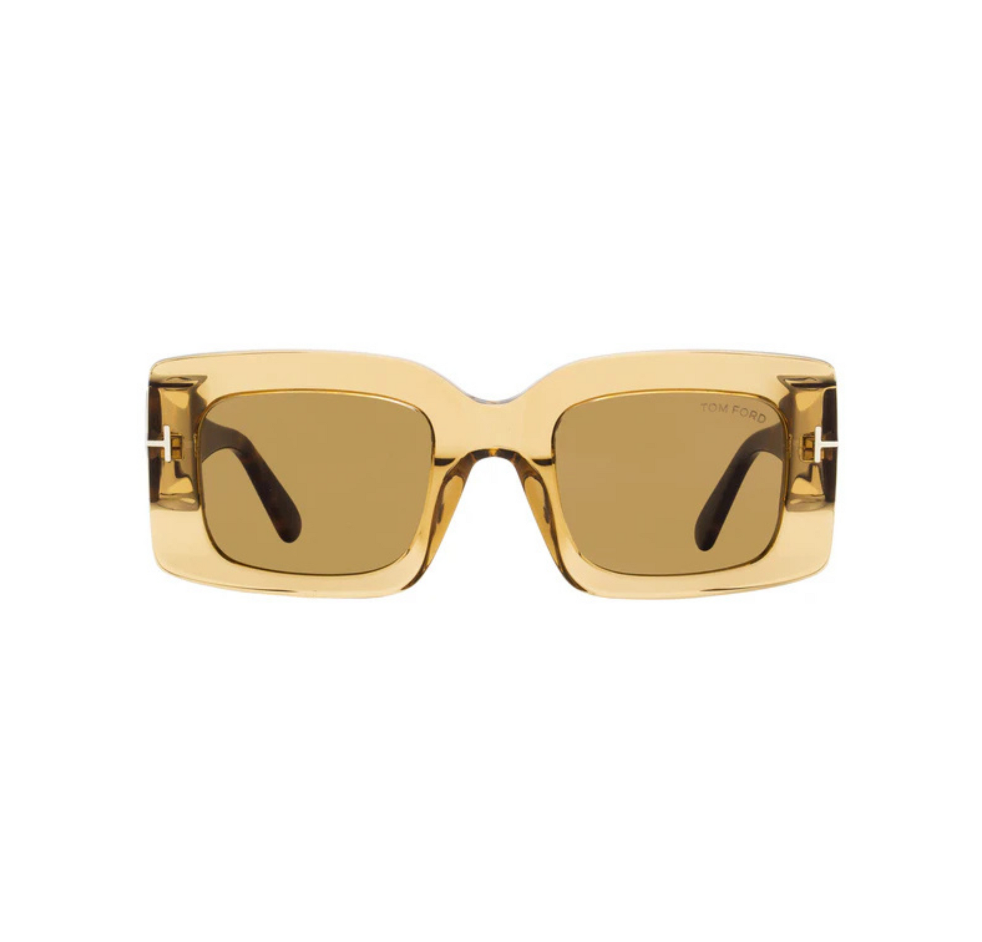 Tom Ford Brigitta Sunglasses TF1188 45E Transparent Brown 50mm FT1188