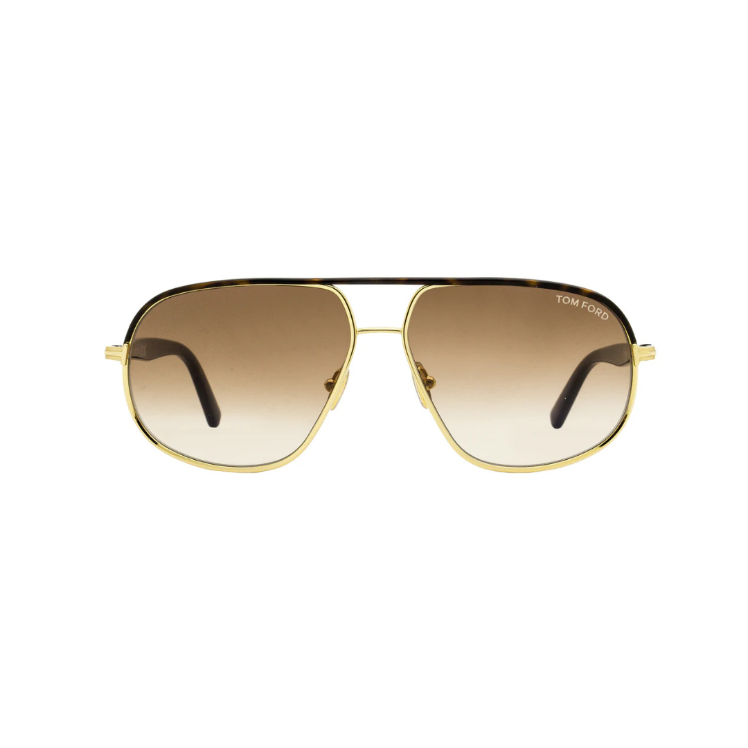 Tom Ford Maxwell Sunglasses TF1019 30F Havana/Gold 59mm FT1019