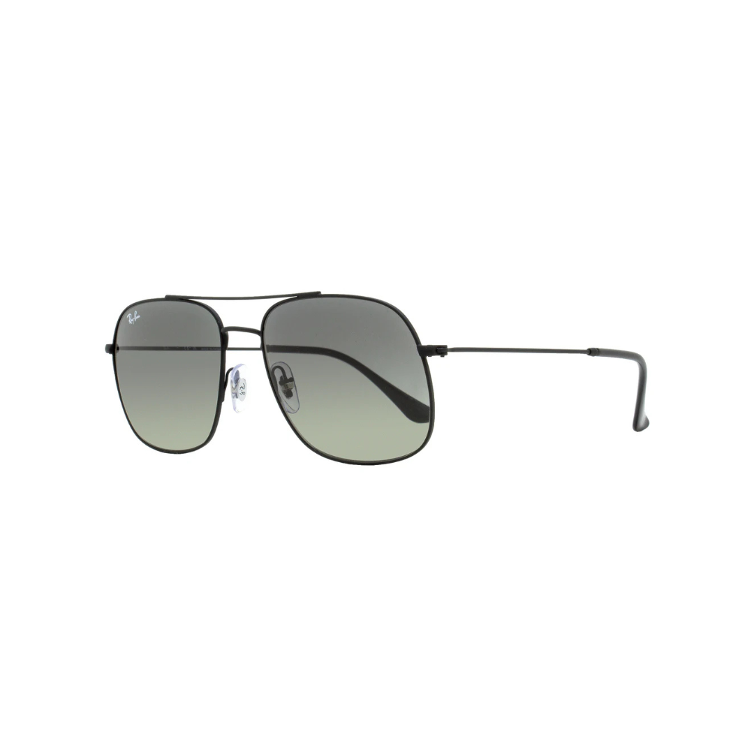 Ray-Ban Andrea Sunglasses RB3595 901411 Rubber Black 59mm